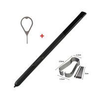 BSDTECH Stylus Touch S Pen for Samsung Galaxy Tab A 9.7" SM-P550 P555 8.0" SM-P350 P355 Replacement Tips/Nibs+Eject Pin（Black）