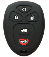 KAWIHEN Silicone Key Fob Cover Case Protector Smart Remote Control Shell Keyless Entry Case Holder Cover For Buick Cadillac Chevrolet CMC Pontiac Saturn KOBGT04A OUC60270 OUC60221 22733524 15913415