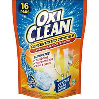 Oxi Clean Dishwasher Detergent 4X Extreme Power Crystals Paks Lemon Clean - 16 ct