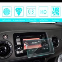 8X-SPEED for Honda XRV 9-Inch 204x111mm Car Navigation Screen Protector HD Clarity 9H Tempered Glass Anti-Scratch, in-Dash Media Touch Screen GPS Display Protective Film