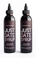 Just Date Syrup: Award-Winning Organic Date Syrup I Two 8.8 OZ Squeeze Bottles I Low-Glycemic, Vegan, Paleo