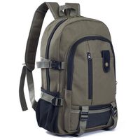 Canvas Backpack,Kimloog Men Sport Satchel School Bags Casual Travel Hiking Rucksack (Army Green)