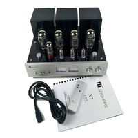 MUZISHARE X7 KT88 x4 Vacuum Tube Push-Pull Integrated Amplifier Power amp & Headphone Amplifier with MM Phono AMP with Remote (100V-240V)