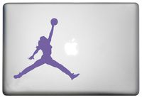 Basketball Sports Player MacBook Air Pro Decorations Sticker Decal is a Ladies Basketball Sports Player Decor Vinyl Decal. Laptop Sizes 11, 12, 13 and 15 inch. Many Colors-Purple