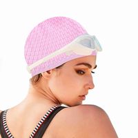 Tripsky Silicone Swim Cap,Comfortable Bathing Cap Ideal for Curly Short Medium Long Hair, Swimming Cap for Women and Men, Shower Caps Keep Hairstyle Unchanged