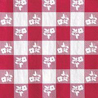 Creative Converting Red Gingham Luncheon Paper Napkins, 50 Count (Pack of 2)