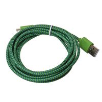 Sunyastor Charger Lightning Cable Hemp Rope Micro USB Charger Sync Data Cable Cord for Phone (Mint Green, One Size)