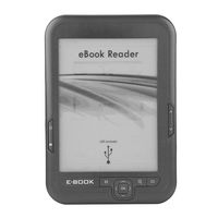 Zerone E-Book Reader, 6in E-Ink E-Book Reader 4G E-Book Reader Resolution 800 x 600 Blue Cover, 16 Gray Levels,167DPI, for 29 Languages to Choose