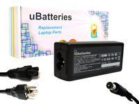 UBatteries Compatible 18.5V 4.9A 90W AC Adapter Charger Replacement for HP Pavilion dv7 dv7t dv7-3000 dv7-6000 dv7t-3100 dv7t-3300 dv7t-4100 dv7t-6000 dv7t-6100 dv7t-6B00 dv7t-6C00 Series