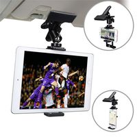 MOTOBA 2 in 1 Phone Tablet Holder Mount, Car Visor Cradle for iPad Pro Air Mini iPhone Samsung Galaxy (Tablet & Phone)