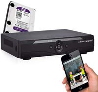 DVR 16 Channel Ventech Full 960H h.264 Surveillance Recorder Security Systems HDMI Output QR Code Super Easy Set Up Push Alerts on Cell Phones & Free App (2TB Hard Drive)