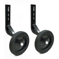 Little World Training Wheels Heavy Duty Rear Wheel Bicycle Stabilizers Mounted Kit Compatible for Bikes of 14 16 18 Inch, 1 Pair-Stronger Version