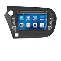 7 Inch Touchscreen Monitor Car GPS Navigation System for HONDA Insight 2010 2011 2012 2013 2014 Car Stereo DVD Player+Free Backup Rear View Camera+Free US Map