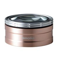 ViSee Smolia TZC Handheld Desktop Rechargeable Touch Adjustable Magnification LED Magnifier (Gold)
