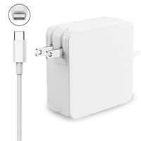 87W/90W USB-C PD Adapter Charger, Type C Power Adapter Charger (Compatible with 61W, 45W, 30W and 12W Device) for MacBook Pro Lenovo ThinkPad X1 X 270 Nintendo Switch and More Type C Laptops(White)