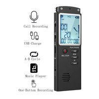 Arilove 8G/16G/32G Digital Voice Recorder LCD Audio Recording Pen (Black, 32G)