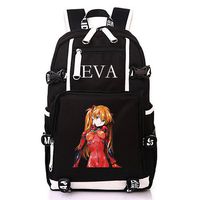 Siawasey Anime EVA Neon Genesis Evangelion Cosplay Backpack Daypack Bookbag Laptop School Bag