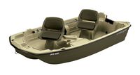 Sun Dolphin Pro 102 Fishing Boat (Cream/Brown, 10.2-Feet)