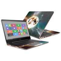 MightySkins Skin Compatible with HP Spectre x360 Convertible 15.6" (2017) - Moon Explosion | Protective, Durable, and Unique Vinyl Decal wrap Cover | Easy to Apply, Remove | Made in The USA