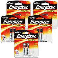 10 Count Energizer Max AAA Batteries - 5 Pack of 2 AAA2 Total of 10 Batteries, The Perfect Choice of Power for All AAA Battery Operated Devices
