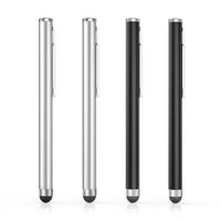 MoKo Stylus Pen(4PCS), Universal Capacitive Touch Screen Rubber Tip Digital Pen Compatible iPad, iPhone, Samsung, Kindle, All Capacitive Touch Screen Devices Smartphones & Tablets - Silver & Black