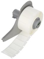 Brady M71-11-498 Repositionable Vinyl Cloth BMP71 Labels , White (500 Labels per Roll, 1 Roll per Package)