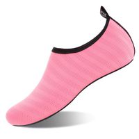 Womens and Mens Kids Water Shoes Barefoot Quick-Dry Aqua Socks for Beach Swim Surf Yoga Exercise (Tender Pink, XL)