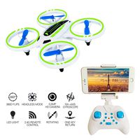 Mini Drone with 0.3MP HD WiFi FPV Camera for Kids and Beginners, UFO Flying Remote Control Toys,RC Nano Quadcopter with Altitude Hold,Headless Mode, 3D Flips, LED UAV Lights, Easy Fly for Training