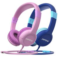 Mpow [Updated] Kids Headphones with 85dB Volume Limited Hearing Protection & Music Sharing Function, Wired On-Ear Headphones for Children Toddler Baby