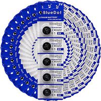 BlueDot Lithium Watch Batteries, 3 Volts, 100 CR1632