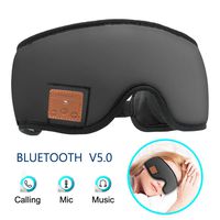 MOITA Sleep Mask, Bluetooth Sleep Headphones with Built-in Speakers, Wireless Sleep Eye Mask Music Player for Sleeping, Traveling, Yoga