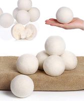 Laundry Wool Dryer Balls Saves Drying Time Reusable Natural Fabric Softener