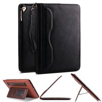 iPad Pro 9.7 Sleeve Case,SorbSun Portable Multi Function Slim Folio Flip PU leather Smart Stand Protective Case Cover with Card Slot and Wallet Case for 9.7 Inch Apple iPad Pro 9.7 2016 Release,Black