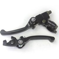 Wingsmoto Folding Clutch Lever with Perch + Brake Lever for Dirt Pit Bike 110 125cc 7/8" Handble Bar