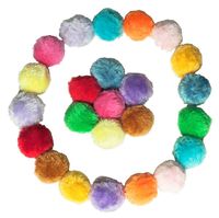 Fashion's Talk Cat Toys Furry Rattle Ball for Kitty 12 Pack