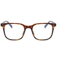 SOJOS Blue Light Blocking Glasses Square Eyeglasses Frame Anti Blue Ray Computer Game Glasses SJ5032 with Brown Tortoise Frame/Anti-Blue Light Lens