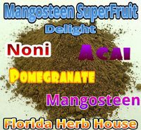 Mangosteen SuperFruit Powder - Mangosteen, Acai, Pomegranate & Noni (8 oz - 1/2 lb)
