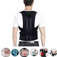 Posture Corrector & Clavicle Brace Back Brace Support | for Back Neck Shoulder Upper and Lower Back Pain Relief | Men and Women | Improves Bad Stooped Forward Head (S)