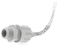 Woodhead 36683 Pulling Grip, Fiber Optic, Single Eye, Split Rod, 300lb Approximate Break Strength, 2.50" Mesh Length, 4.00" Bale Length, .38-.44" Cable Diameter