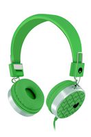 RockPapa 878 On Ear Love Hearts Headphones Foldable, Adjustable Headband for Teens/Adults, iPod iPhone iPad Mini iPad Air, Surface Laptop DVD MP3/4 Green