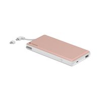 mophie powerstation Plus XL External Battery with Built in Cables for Smartphones and Tablets (12,000mAh) - Rose Gold
