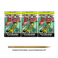 Jet Rocket B-12 Flavored Energy Toothpicks-Lemon-Lime Blast 3 Pack