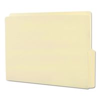 Smead End Tab File Folder, Shelf-Master Reinforced 1/2-Cut Tab Bottom Position, Letter Size, Manila, 100 per Box (24128)