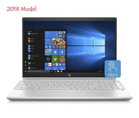 HP 15-CS00 Slim Touchscreen Laptop in Silver 8th Gen Intel i7 up to 4 GHz 8GB DDR4 RAM 128GB SSD + 2TB HDD 15.6inch HD B&O Play WiFi (Renewed)