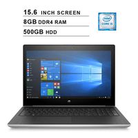 2020 Newest HP ProBook 450 G5 15.6 Inch HD Laptop (Inter Core i5-7200U up to 3.1GHz, 8GB DDR4 RAM, 500GB HDD, Intel UHD Graphics 620, WiFi, Bluetooth, HD Webcam, Windows 10 Pro)