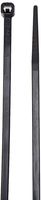 Intermediate Duty UV and Weather Resistant Cable Tie, 40lbs Tensile Strength, 2-3/8" Bundle Diameter, 0.140" Width, 8" Length, Black (Pack of 1000)