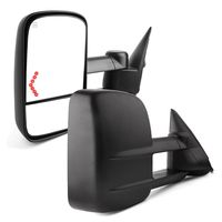 YITAMOTOR Compatible for Chevy Towing Mirrors, Chevrolet Silverado Side Mirror, GMC Sierra Tow Mirrors, Pair 2003-2007 Power Heated with Arrow Signal Light
