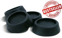 Super Silent Washer and Dryer Antivibration Pads - Best Washing Machine Stabilizer , Includes 4 Solid Anti Vibration Rubber Pads - Bring Bliss to Washing & Drying