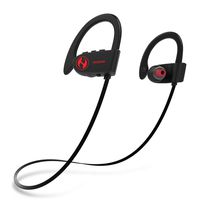 HUSSAR Next Generation Bluetooth Wireless Headphones, Best Sports Earbuds with Mic, IPX7 Waterproof, HD Sound with Bass, Noise Cancelling, Secure Fit, 10-12 Hours Playtime (Magicbuds2 Pro)