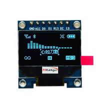 HiLetgo 0.96" SPI Serial 128X64 OLED LCD Display SSD1306 for 51 STM32 Arduino Font Color Blue